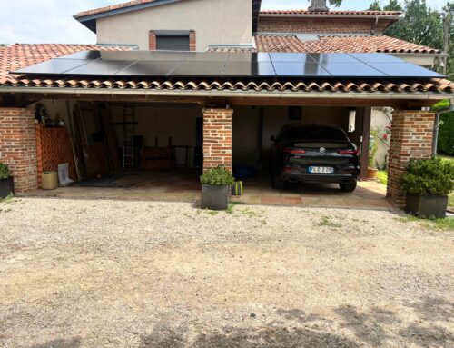 Panneau photovoltaïque pour pose sur garage : Le Drive Solaire Perpignan et Toulouse